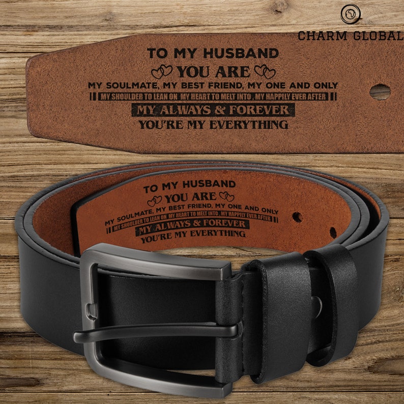 mens designer belt gift set