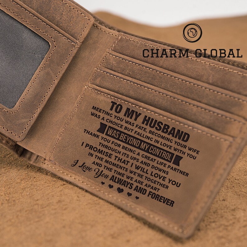 Personalized Wallet for Husbandengrave Wallet for Etsy