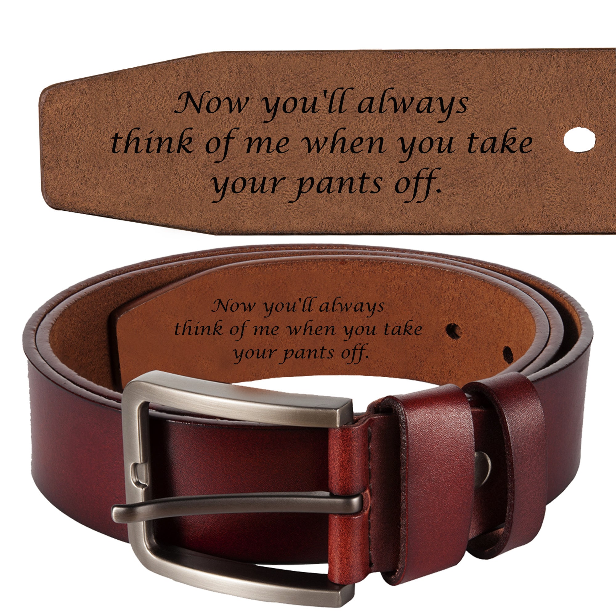 How to Measure Your Belt Size - Engraved Gift Idea