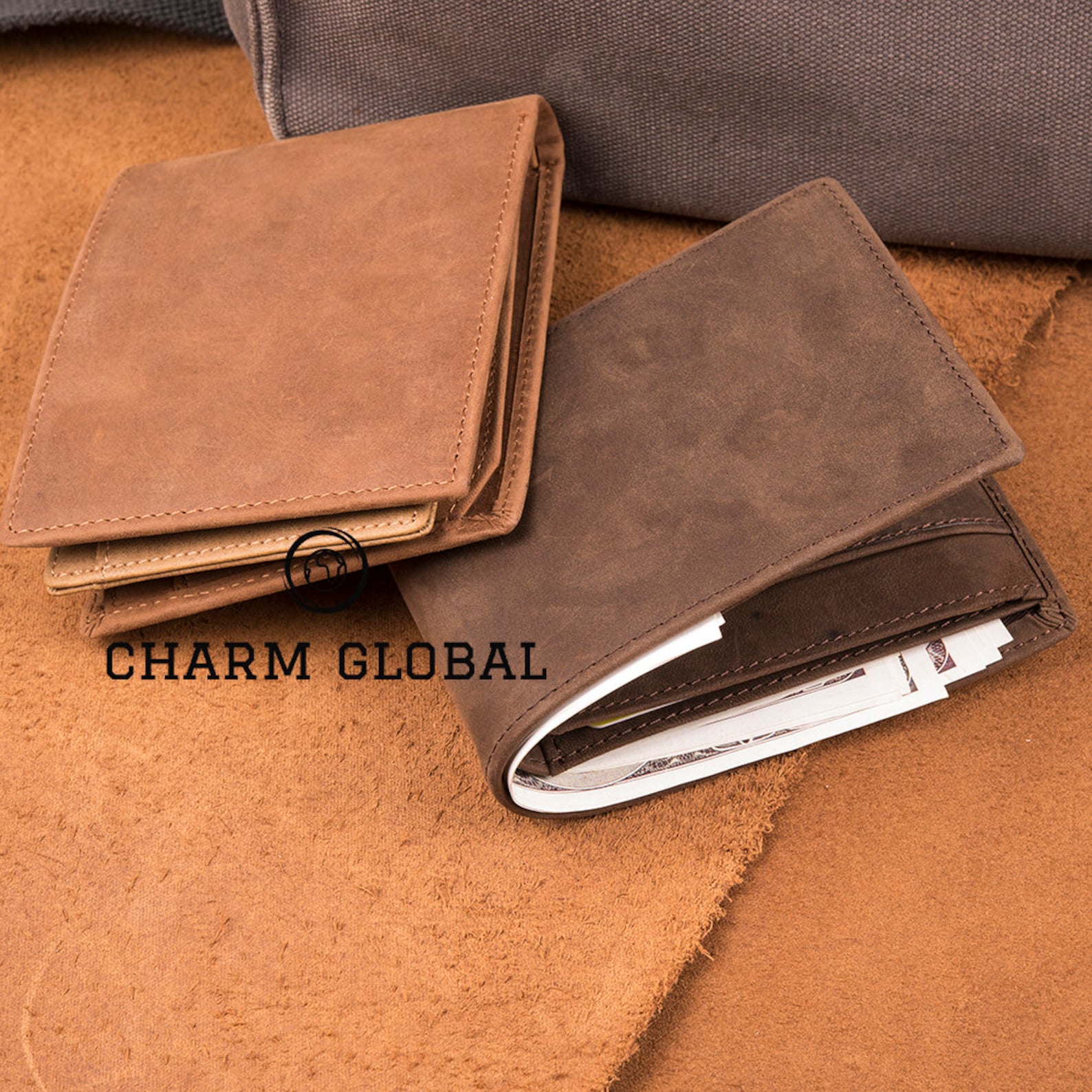 Engraved Wallet For SonWalletMens WalletLeather Wallet For Etsy