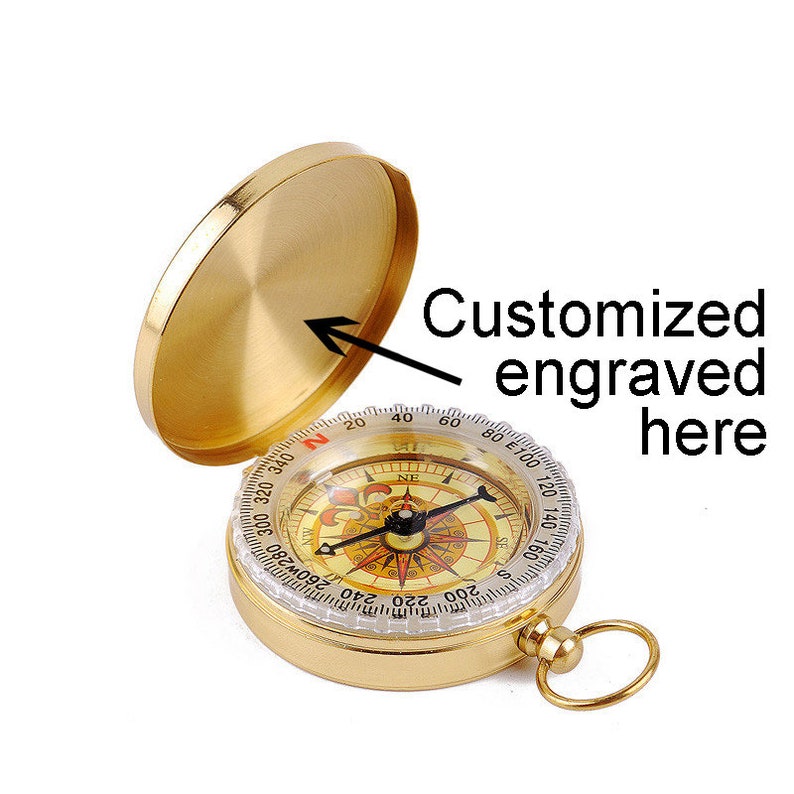 Personalized Compass, To My Grandson Compass, Engraved Compass, Personalized Gift, To My Son Compass, CG63 immagine 4