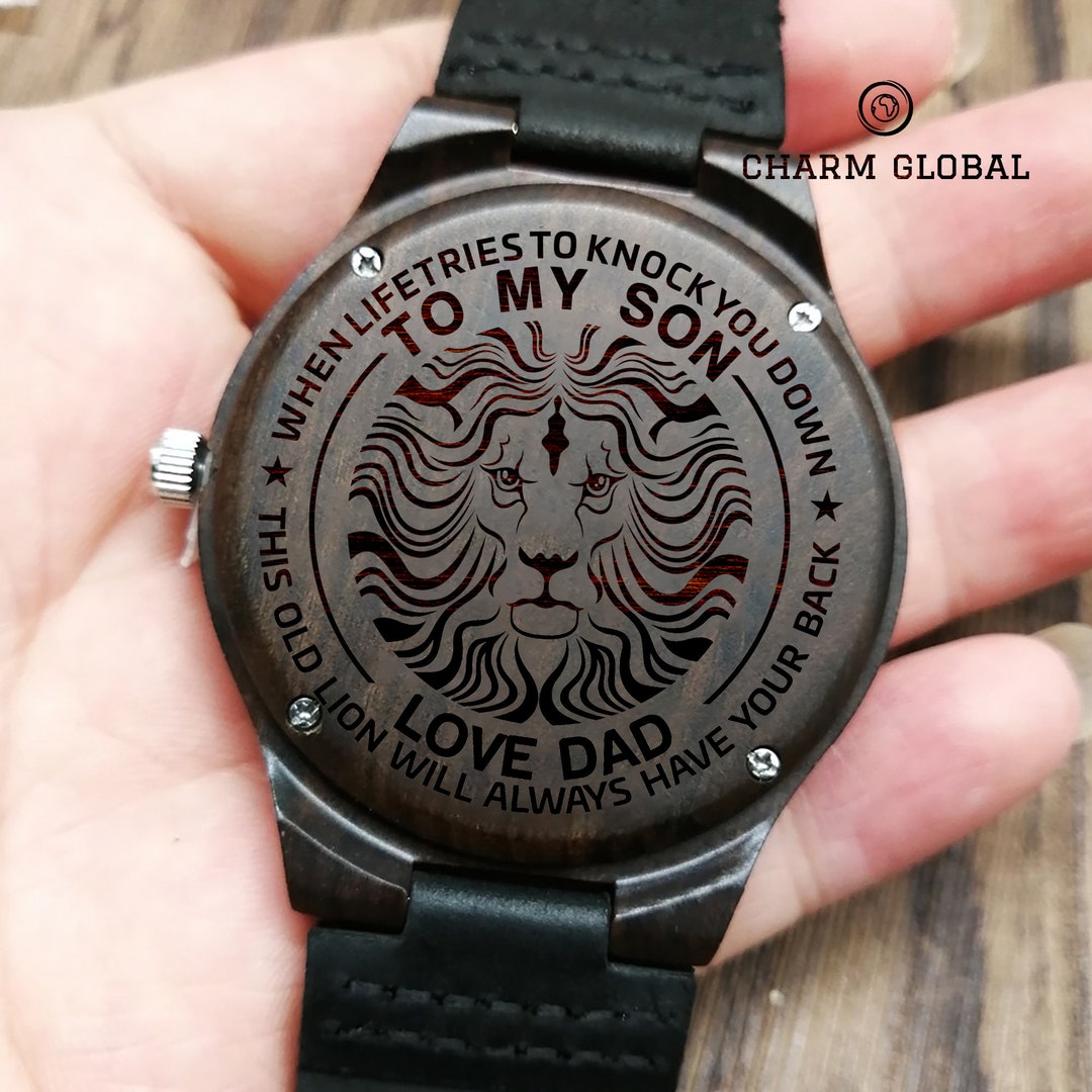 Personalized Watch for Son Engraved Watch for Son Gifts for Etsy