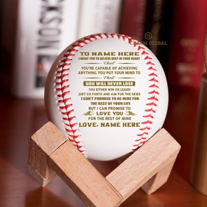 Personalized Baseball, Grandson Gift, Graduation Gift, To My Grandson Baseball, Engraved Baseball, BB18