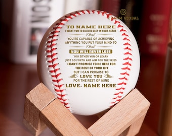 Personalized Baseball, Grandson Gift, Graduation Gift, To My Grandson Baseball, Engraved Baseball, BB18
