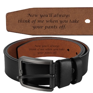 Fathers Day Gifts For Boyfriend, Personalized Gifts For Men, Wedding Gifts, Leather Belt, Mens Leather Belts, LB61