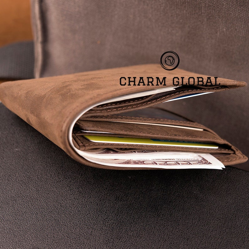 Leather Wallets-Engraved Wallet Bifold Wallet-Personalized Wallets-Mens Wallets-Christmas Gifts-Gifts For Boyfriend-To Be Real W51