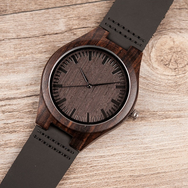 Personalized Watch for Husband Watch for Man Wooden Watch - Etsy