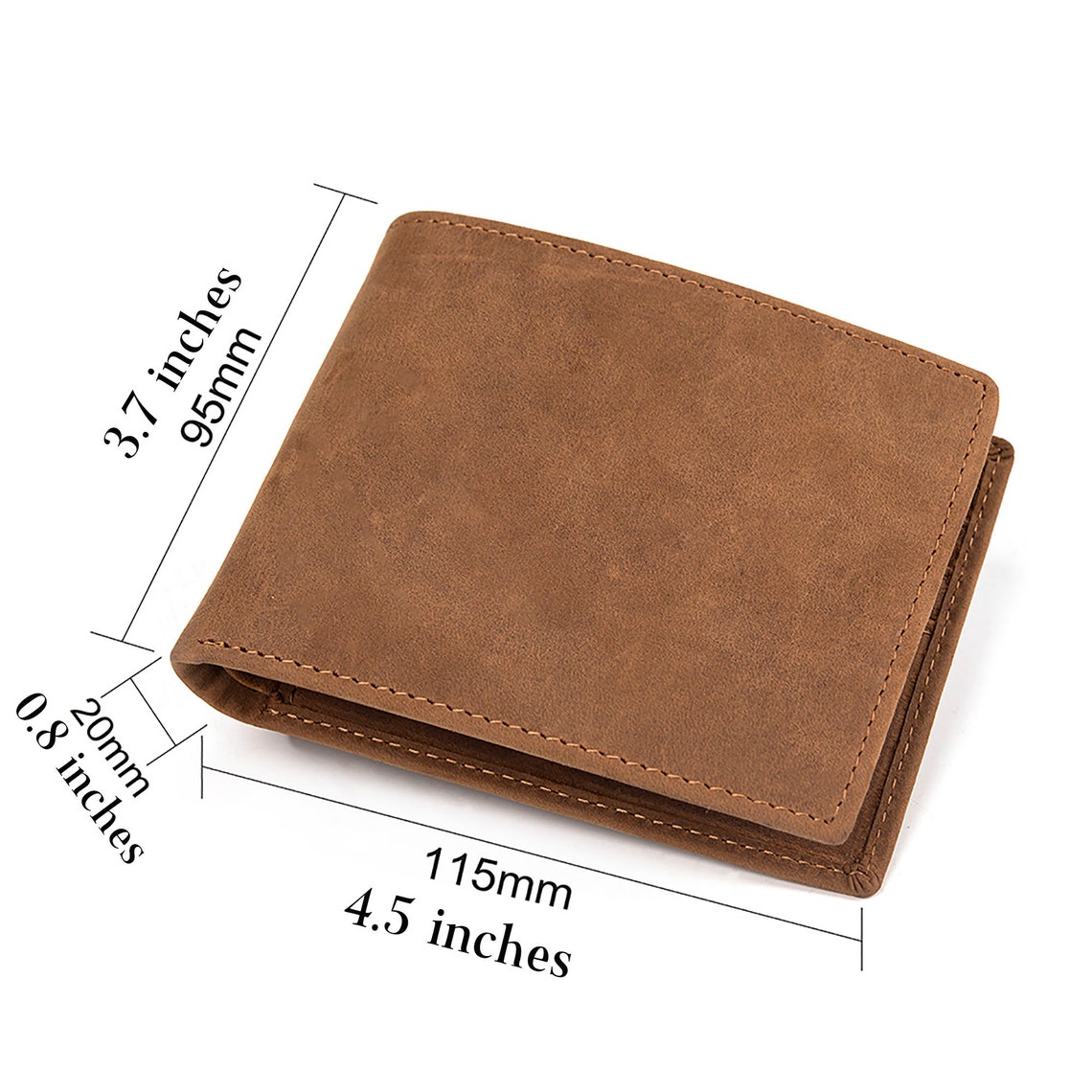 Christmas Gift-personalized Wallet for Son-leather Wallet for - Etsy