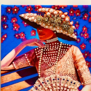 Jewelled Mosaic Canvas &quot;Summer Time&quot;