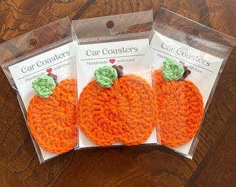 Pumpkin Car Coasters
