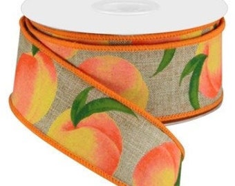 Peaches Ribbon, 1.5" x 10 Yards