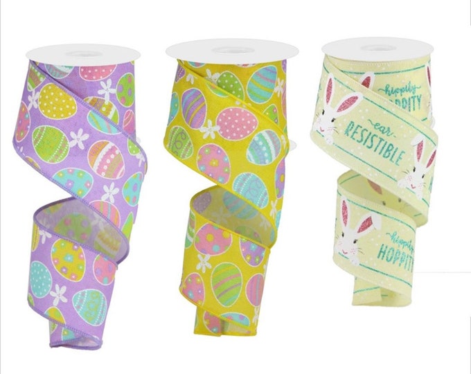Easter Ribbon Bundle - Etsy