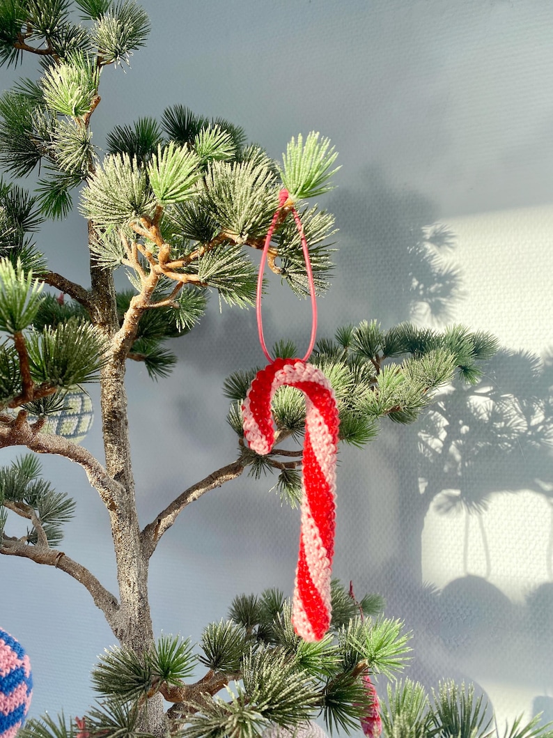 Candy Cane Crochet Pattern - Etsy