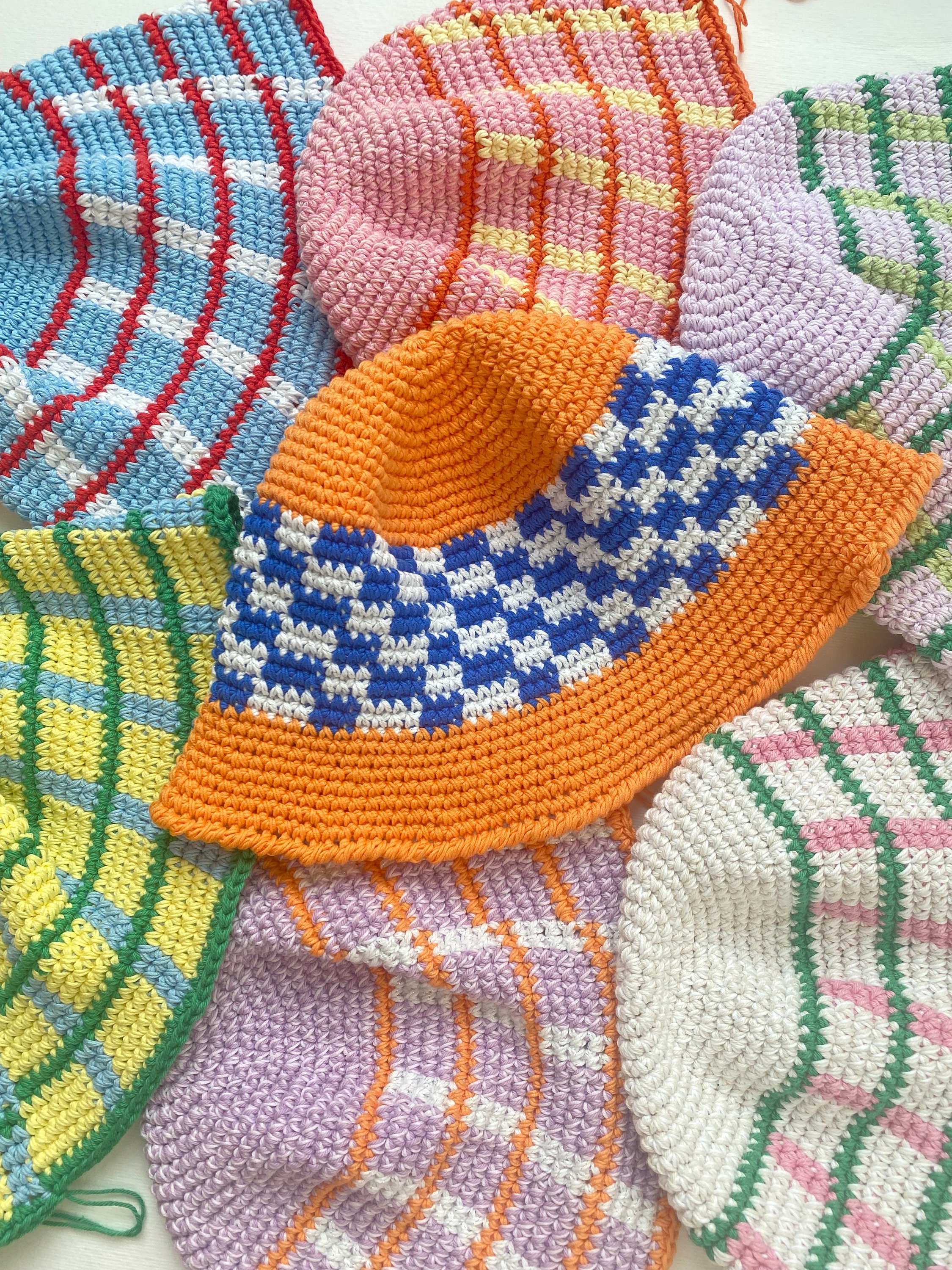 Crochet Pattern Bucket Hat english - Etsy Denmark