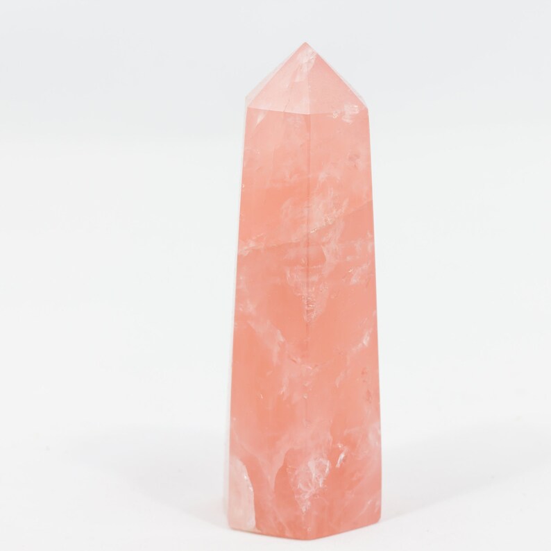 Rose Quartz Crystal Points Elegant 3-4 Gemstones for Love, Healing, and Emotional Balance image 3