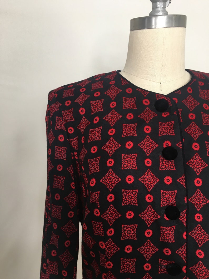 Vintage 80s Lanz Originals Skirt Suit Size Medium