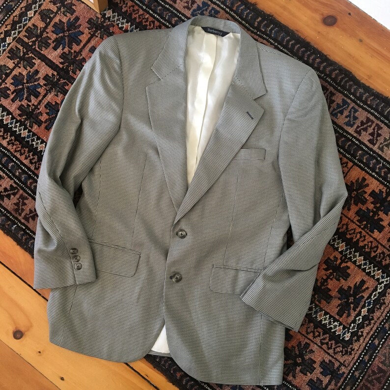 vintage houndstooth blazer