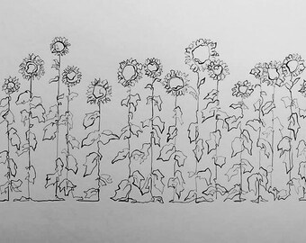 Sunflower Fields - Print