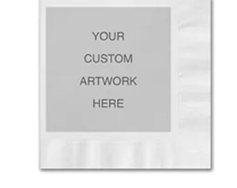 Custom Napkins - Graduation - Wedding - Engagement - Birthday