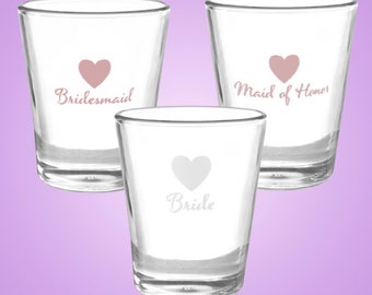 Wedding Party Shot Glass - Bachelorette Party