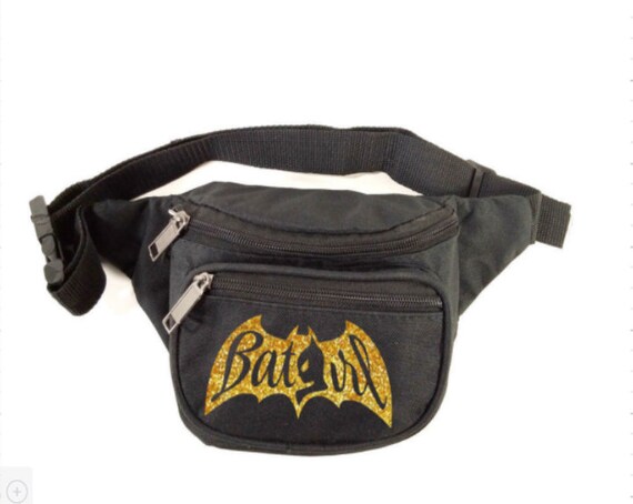 gold glitter fanny pack