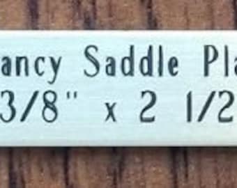 Fancy Saddle Plate