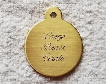 Brass Circle Large
