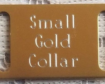 Tag Small Gold Collar
