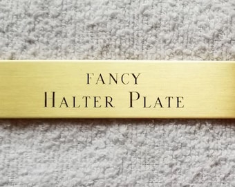 Fancy Halter Plate