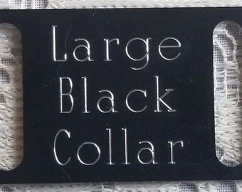 Tag Large Black Collar