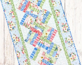 TTN-132 Off-the-rail quiltpatroon tafelloper digitale download pdf