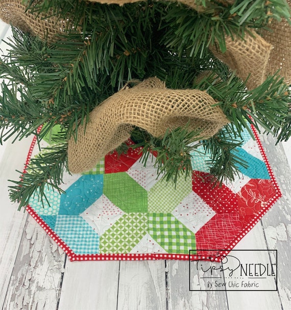 Mini Tree Skirt Quilt Pattern PDF Digital Download Etsy