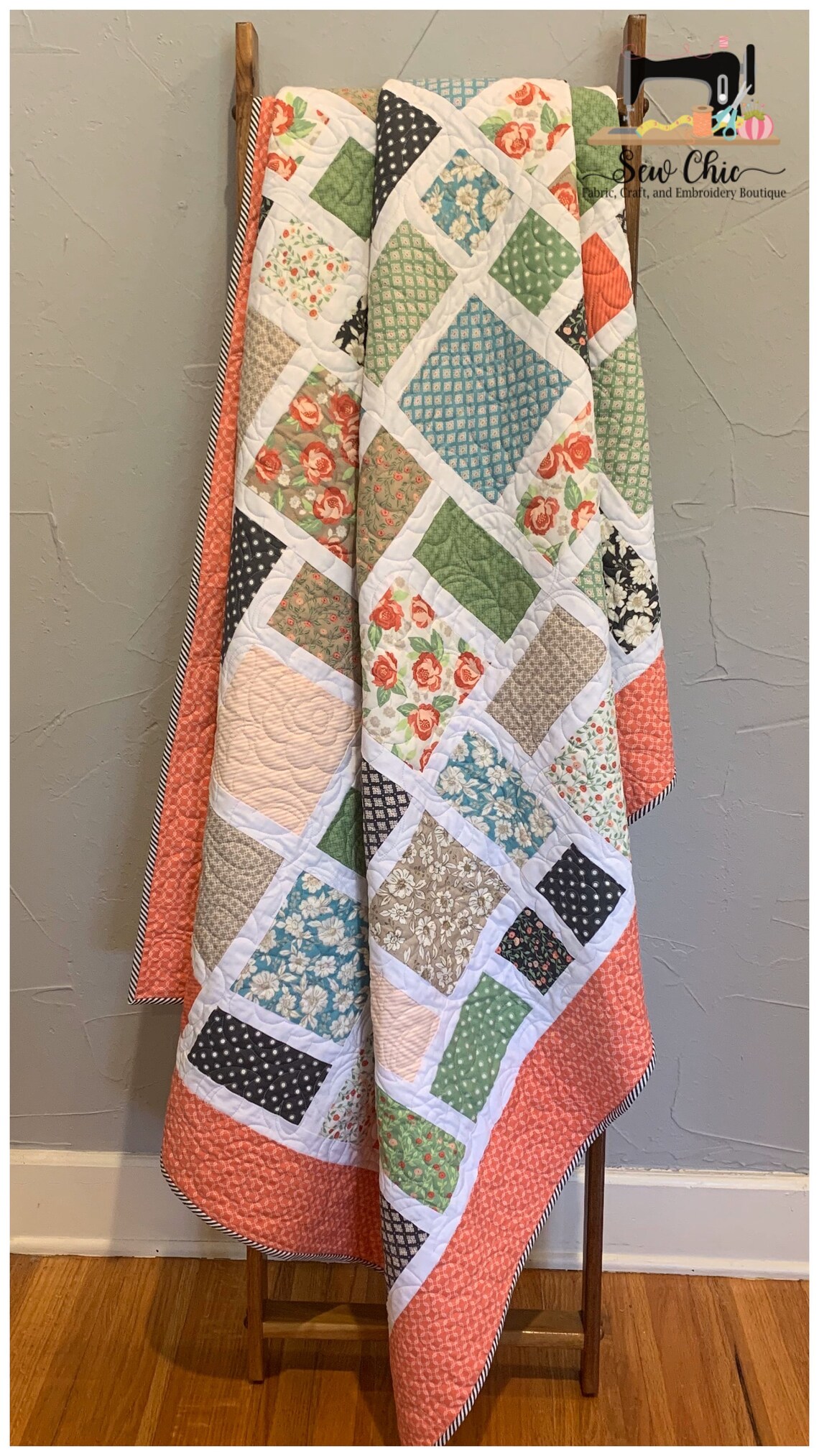 Double Delight Quilt Pattern PDF Digital Download Tipsy Needle Etsy