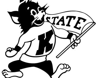Kansas State Wildcats Decal, Kansas State Wildcats Sticker, Laptop Decal, Laptop Sticker, Macbook Decal