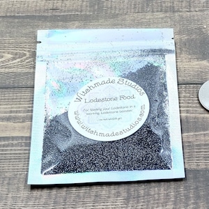 Lodestone Food Powder, 1 oz BAG, Feeding Money Drawing, Prosperity, Wealth, Abundance, Metaphysical, Hoodoo, Voodoo