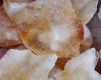 Citrine Raw Crystal, Manifestation, Willpower, Clarity, Creativity, Prosperity, Obstacles, Happiness, Pleasure, Protection, Strength