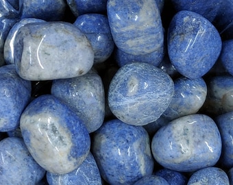 Dumortierite Tumbled Crystal, Communication, Support, Tranquility, Harmony, Calm, Relaxation, Confidence, Strength, Stress