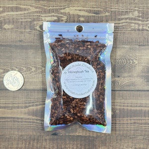 Honeybush Tea, 1 oz BAG, Well Being Support Tea, Herbal Tea, Artisanal Tea Blends, Organic Tea, Loose Honeybush Tea, Honeybush Loose Tea