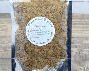 Cinnamon, Cut, Healing, Home Protection, Love, Money Drawing, Success, Manifestation, Spirituality, Power, Psychic Powers, Lust (1 oz)