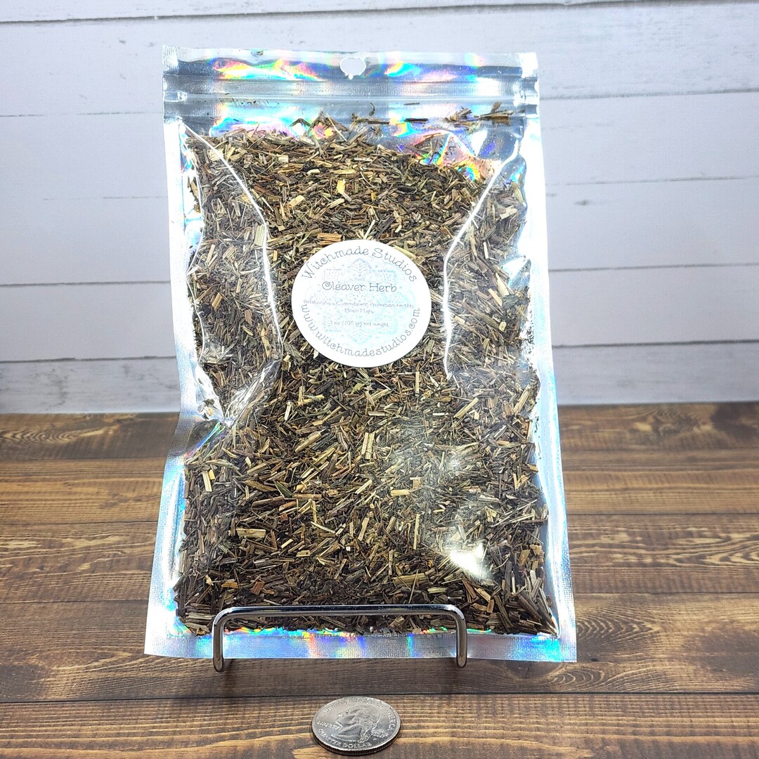 Cleaver Herb Cut Organic 1 Oz BAG Relationships Etsy