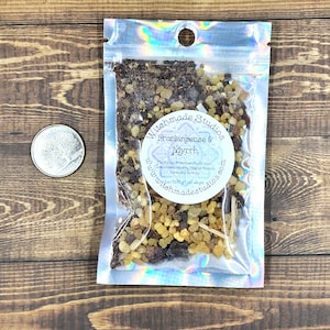 Frankincense & Myrrh Resin, 1 oz BAG, Meditation, Protection, Purification, Consecration, Healing, Magical Potency, Tranquility, Serenity