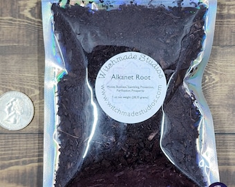 Alkanet Root, Money, Business, Gambling, Protection, Purification, Prosperity  (1 oz)