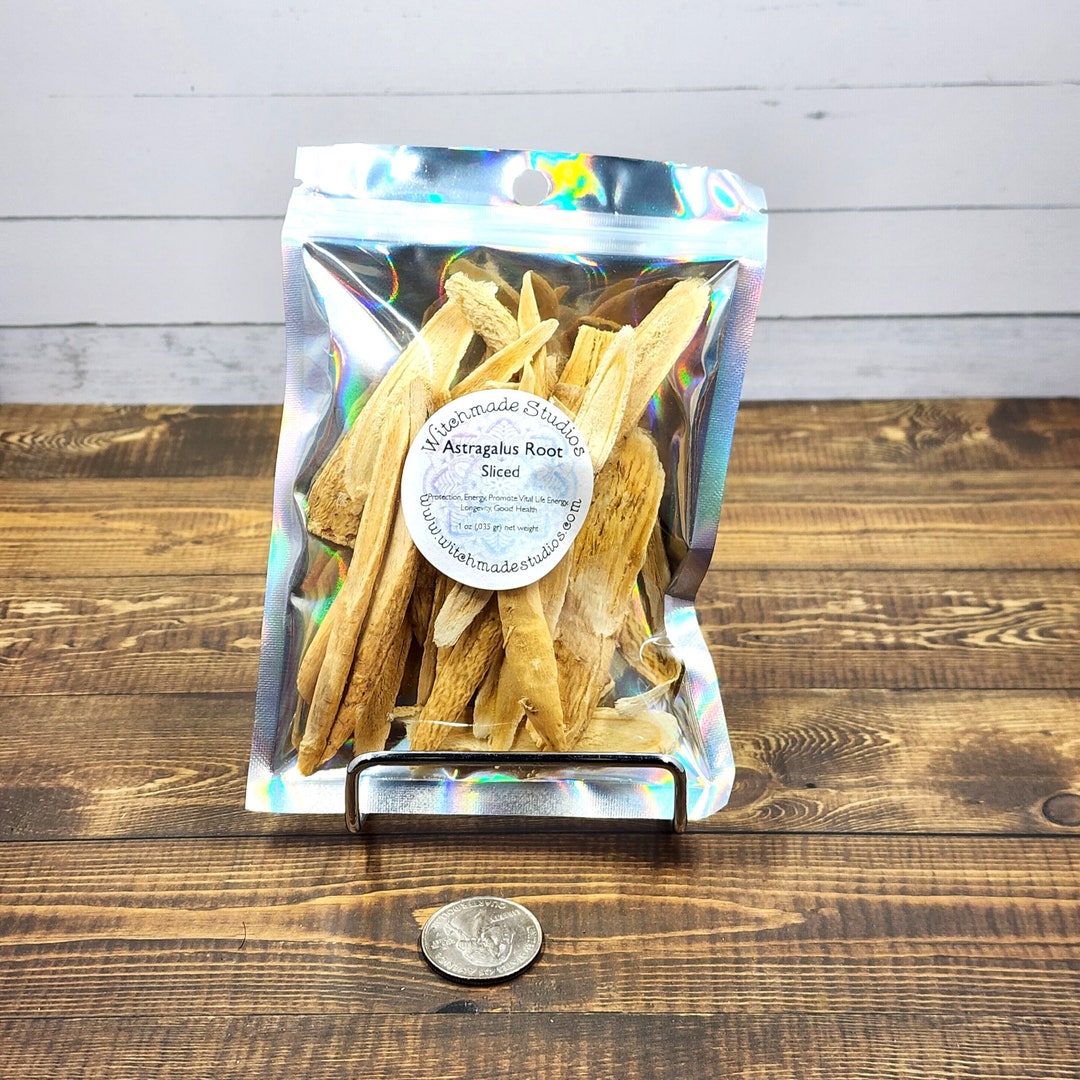 Astragalus Root Sliced Herb, 1 Oz BAG, Protection, Energy, Promote