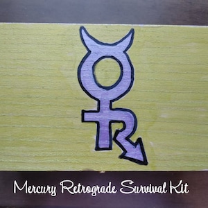 Mercury Retrograde Kit, Retrograde Protection, Mercury Retrograde Crystals, Mercury Retrograde Herbs, Mercury Retrograde Metaphysical Box