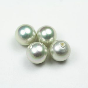 7-8mm Half-Drilled AA Quality Button Pearl in All Colored Pearls