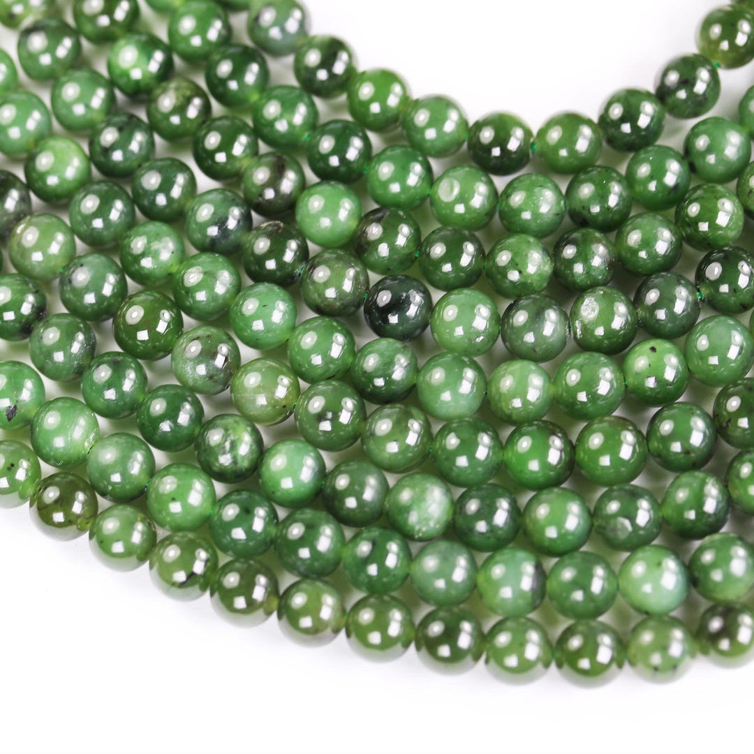 8x12 Mm Natürliche Grüne Jade Edelstein Reisförmig Lose