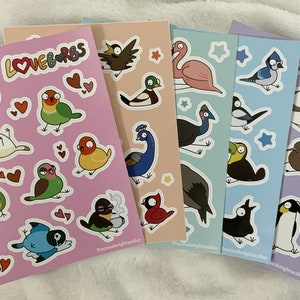 Borb Sticker Sheets - Etsy