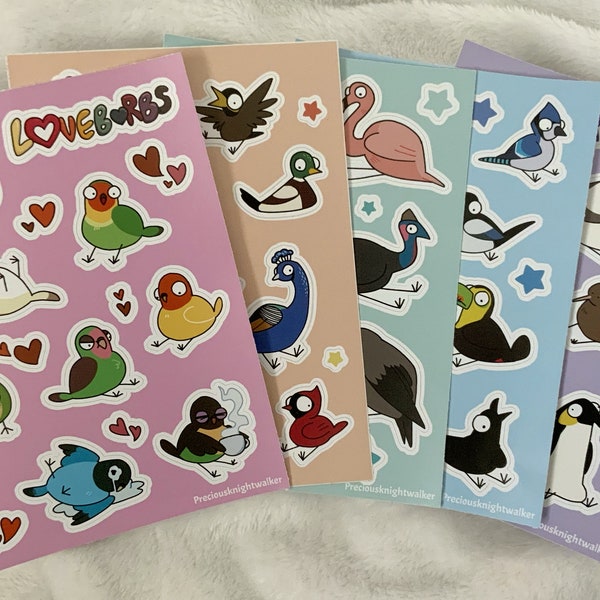 Borb Sticker Sheets