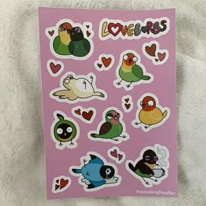 Borb Sticker Sheets - Etsy