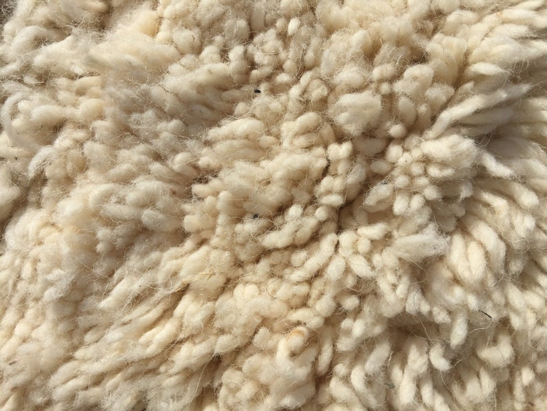 Beni Ourain Rug Carpet Handwoven, Berber, 100% Pure Moroccan Wool 2.75 x 1.75 m. image 2